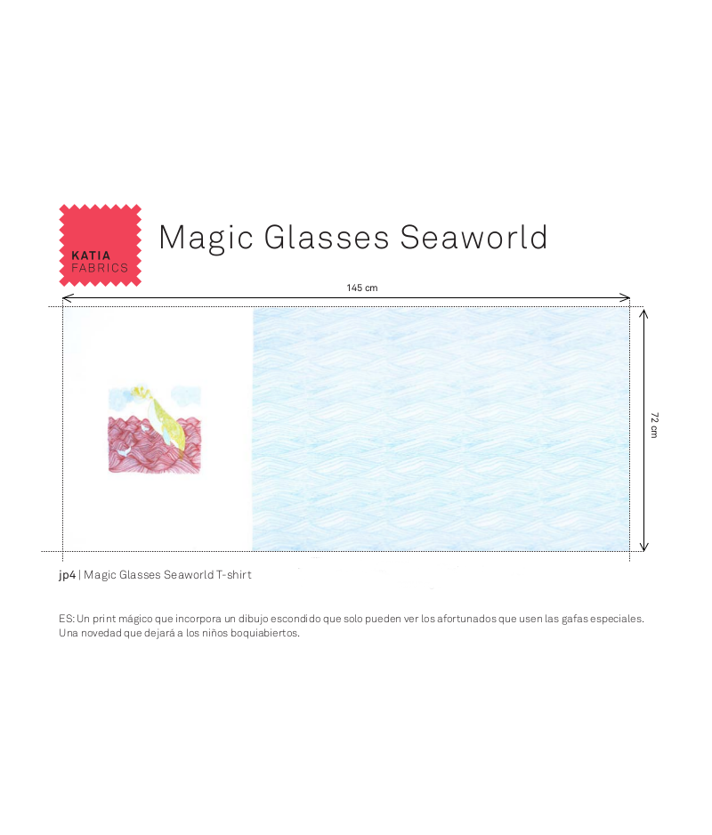 Panel katia magic glasses seaworld Camiseta